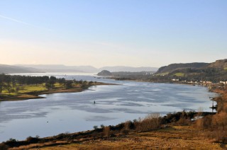 View along the River Clyde